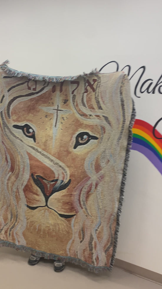 Elohim Lion Healing Blanket