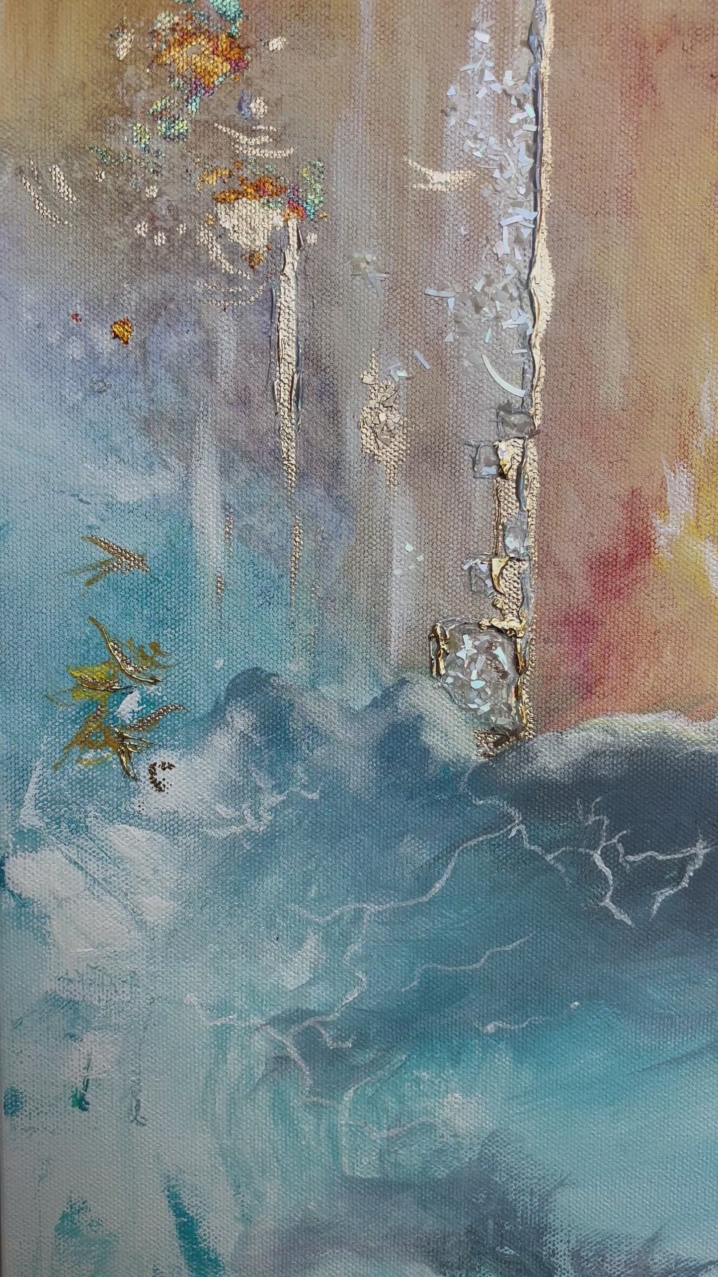 The Secret Place - 18x24in Mixed Media